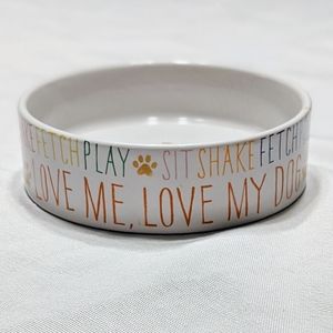 "Dogs are people too" Small Dog Dish